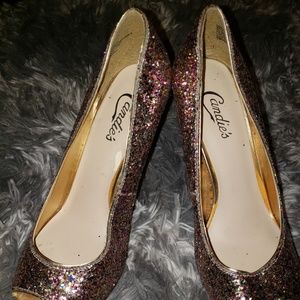 Candies sequined heels size 9m